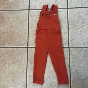 L’ovedbaby Overalls Corduroy Ruffle Overalls burnt Orange 9-12M Loved Baby